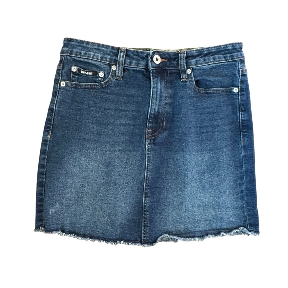 DKNY Denim Jean Skirt A-Line Mini Classic 5-Pocket Women’s Size 4